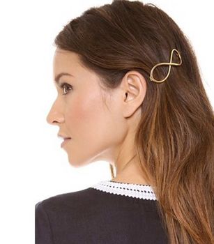 Gold Infinity Hair Clip, 2 of 4
