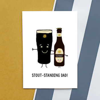 'Stoutstanding Dad' Card For Dad, 2 of 3