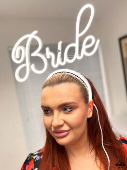 Bride LED Neon Headband Head Piece, 4 of 6