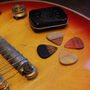 Sand Storm Timber And Resin Guitar Picks In A Gift Tin, thumbnail 4 of 12