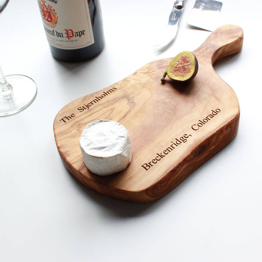 personalised rustic cheese board by the rustic dish ...