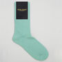 Plain Men's Bed Socks – Blue, thumbnail 2 of 3