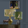 Parrot Swings Lampshade, On Gold, thumbnail 7 of 11