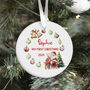 Custom Baby's First Christmas Keepsake Ornament Gift, thumbnail 1 of 7