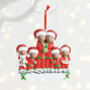 Personalised Christmas Family Decoration, thumbnail 5 of 7