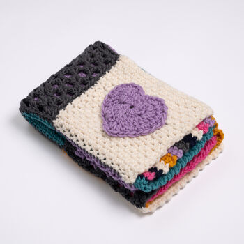 Patchwork Blanket Beginners Crochet Kit, 6 of 10