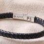 Men's Personalised Woven Bracelet, thumbnail 4 of 7