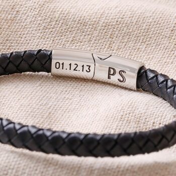 Men's Personalised Woven Bracelet, 4 of 7