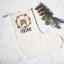 Personalised Christmas Stocking For Cat Lovers, thumbnail 1 of 12
