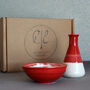 Jug And Bowl Gift Set Red Milk Jug And Sugar Bowl, thumbnail 1 of 3