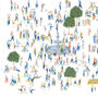 Large Detailed Illustrated Crowd Print, thumbnail 6 of 7