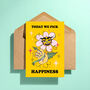 Today We Pick Happiness Greeting Card, thumbnail 3 of 3