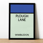 Plough Lane Monopoly Afc Wimbledon Football Print, thumbnail 1 of 2