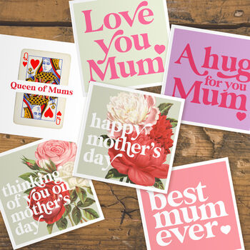 Mother's Day Floral Cards Letterbox Gift And Card Set, 5 of 5