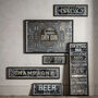 Retro Champagne Mirror Sign, thumbnail 3 of 6