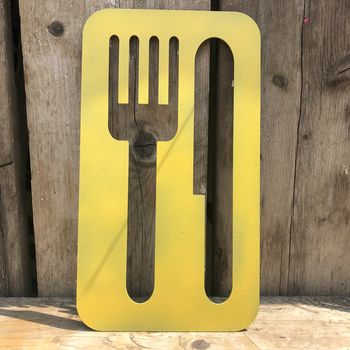 Knife And Fork Kitchen Sign Home Decoration House Gift, 5 of 5