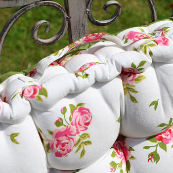 Helmsley Blush Floral Garden Bench Cushion, 6 of 7