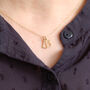 Solid 9ct Gold Initial Necklace, thumbnail 1 of 4