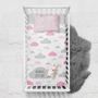Personalised Baby Gift Pink Clouds Quilt, thumbnail 3 of 6