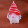 G Decor Norwegian Gnome Hand Finished Sculpted Candle Garden Guardian And Forest Wax Figure, thumbnail 8 of 9