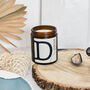 Eucalyptus And Lemon Initial Candle, thumbnail 1 of 7
