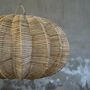 Cerise Large Rattan Lantern Lampshade, thumbnail 3 of 7