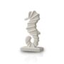 Handcarved Travertine Seahorse Sculpture, thumbnail 4 of 4