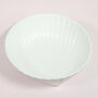G Decor White Shell Ceramic Serving Plate Bowl Or Set, thumbnail 3 of 6
