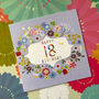 Floral 18th Birthday Card, thumbnail 5 of 5