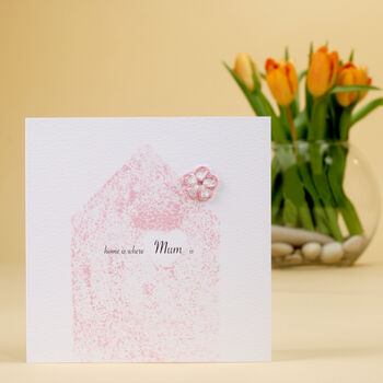Handmade Home Is Where Mum Is Mother's Day Card, 2 of 3