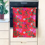 Pack Of Two Poinsettia Christmas Cotton Tea Towels, thumbnail 4 of 9
