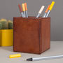 Personalised Norfolk Leather Desk Set Two Colours, thumbnail 5 of 9