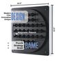 Metal Black Wall Peg Solitaire Board Game, thumbnail 3 of 8