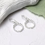 Sterling Silver Splash Dangly Earrings, thumbnail 1 of 5