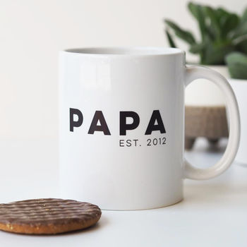 Personalised Papa Mug Father's Day Gift, 4 of 7