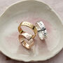 Personalised Chunky Script Ring, thumbnail 3 of 6