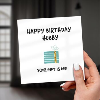 Funny Birthday Card For Husband, Gift Joke Design, 5 of 6