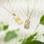 Personalised Wisdom Tarot Card Necklace, thumbnail 2 of 6
