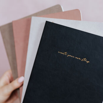 Soft Touch Notebook/Personalised Gift, 8 of 8