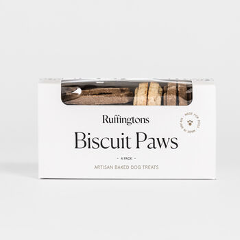 Yoghurt Filled Paw Biscuit Dog Treats, 2 of 5