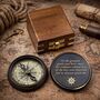 Custom Engraved Compass With Box And Case, thumbnail 5 of 11