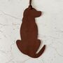 Leather Labrador Christmas Decoration / Bookmark, thumbnail 6 of 9