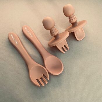 Baby Silicone Weaning Cutlery Set, 2 of 11