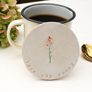 Floral Love You Nanny Coaster, 8 of 8
