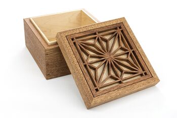 Small Wooden Kumiko Box, 3 of 8