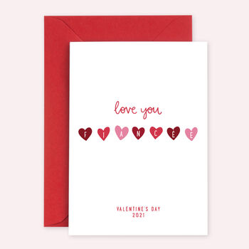 Love You Fiancé Valentine's Card, 3 of 6