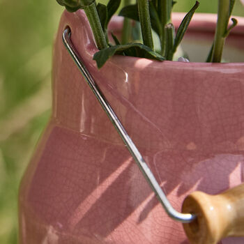 Kilnsey Fern Pink Milk Churn Vase, 6 of 8