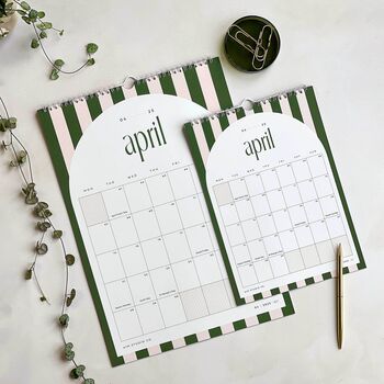 2025 Personalised Diary, Wall Calendar And Pen Bundle, 4 of 12