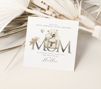 Personalised Mum Birthday Card, 2 of 2