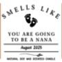 New Baby Pregnancy Announcement Candle, You're Going To Be A Nana Gift, thumbnail 7 of 10